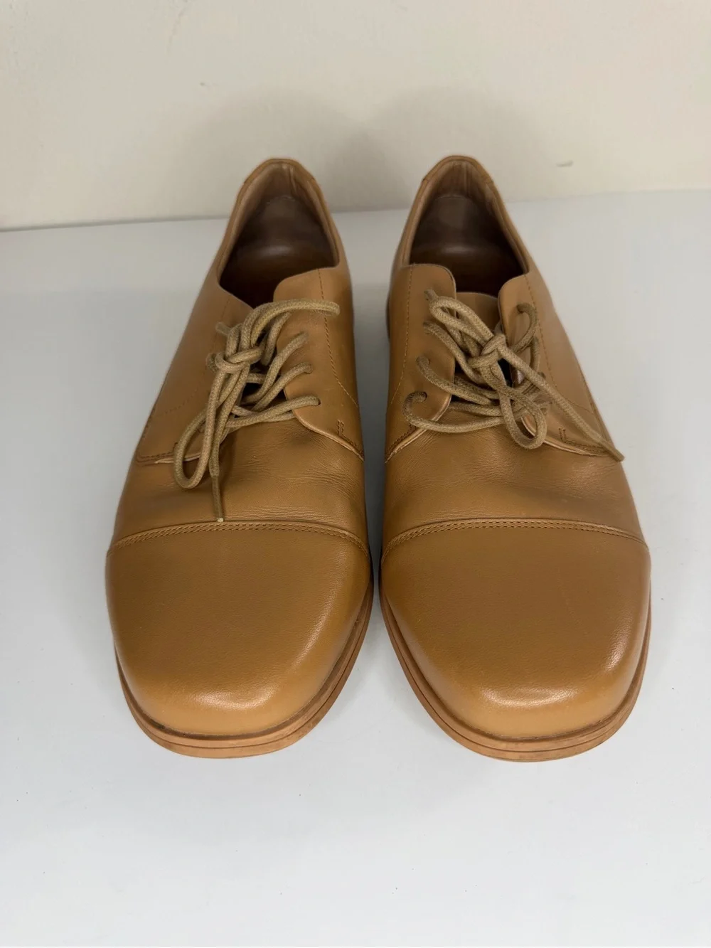 Birchbury Brenston Derby Mens Size 11 Brown Leather Barefoot Oxfords Dress Shoes